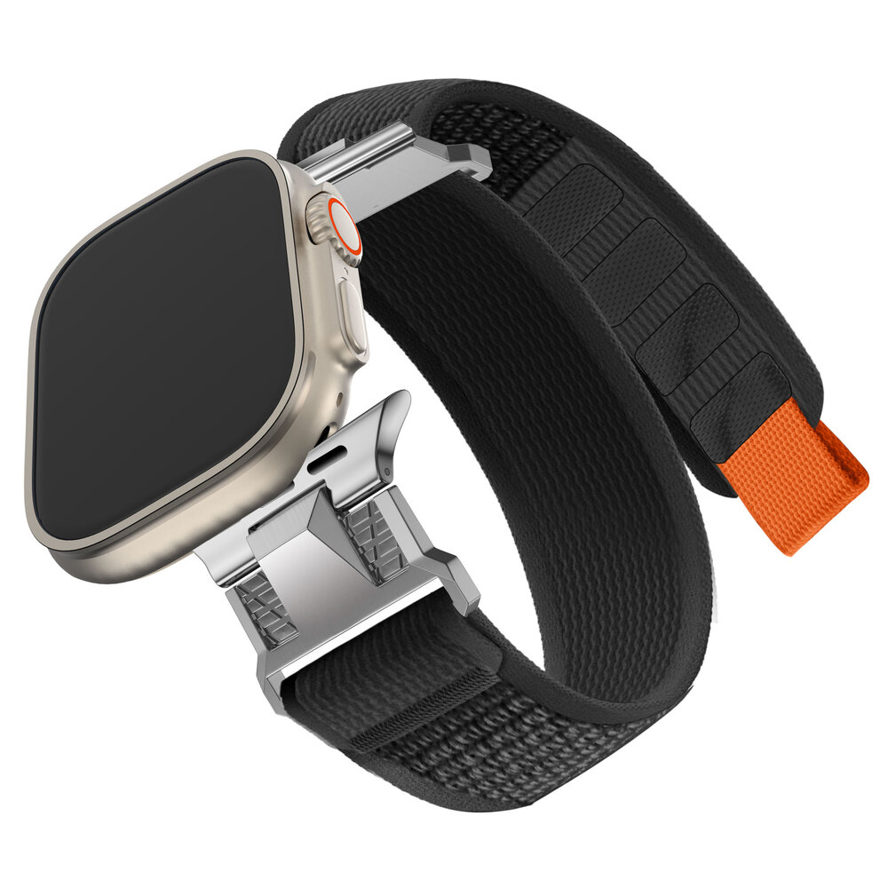 Bandz Bandz Apple Watch Trail loop band 'Mecha' (zwart)