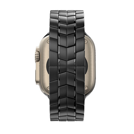 Bandz Bandz Apple Watch titanium band 'Supreme' (zwart)