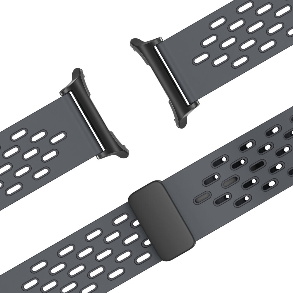 Bandz Bandz Samsung Galaxy Watch Ultra D-buckle sport band 'Air' (donkergrijs) Bandz Bandz Samsung Galaxy Watch Ultra D-buckle sport band 'Air' (donkergrijs)