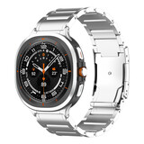 Strap-it® Samsung Galaxy Watch Ultra titanium band (zilver)