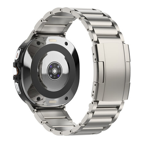 Strap-it® Strap-it Samsung Galaxy Watch Ultra titanium band (titanium) Strap-it® Strap-it Samsung Galaxy Watch Ultra titanium band (titanium)