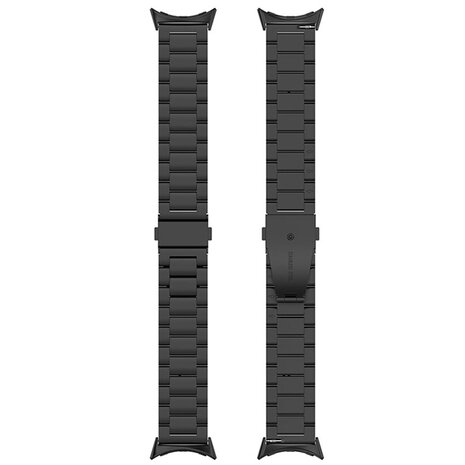 Strap-it® Strap-it Google Pixel Watch 3 - 41mm stalen band (zwart)