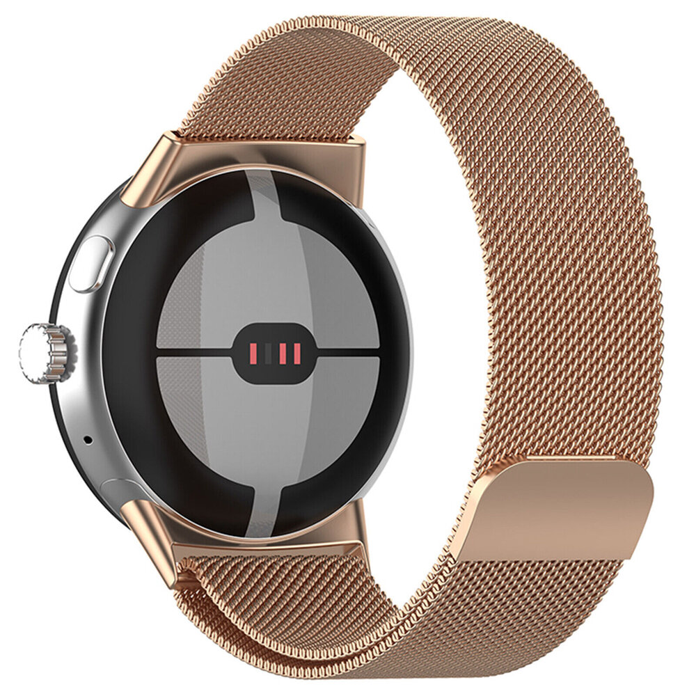 Strap-it® Strap-it Google Pixel Watch 3 - 41mm Milanese band (rosé goud)