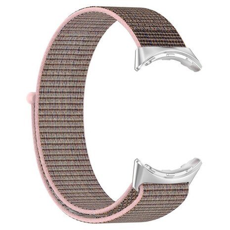 Strap-it® Strap-it Google Pixel Watch 3 - 41mm nylon bandje (roze)