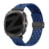 Bandz Bandz Samsung Galaxy Watch Ultra D-buckle sport band 'Air' (donkerblauw)