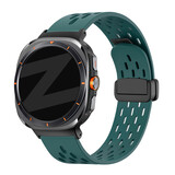Bandz Bandz Samsung Galaxy Watch Ultra D-buckle sport band 'Air' (dennengroen)