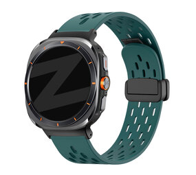 Bandz Bandz Samsung Galaxy Watch Ultra D-buckle sport band 'Air' (dennengroen)