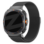 Bandz Bandz Samsung Galaxy Watch Ultra Milanese loop band (zwart)
