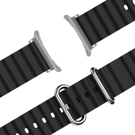 Bandz Bandz Samsung Galaxy Watch Ultra Ocean bandje 'Classic' (zwart)