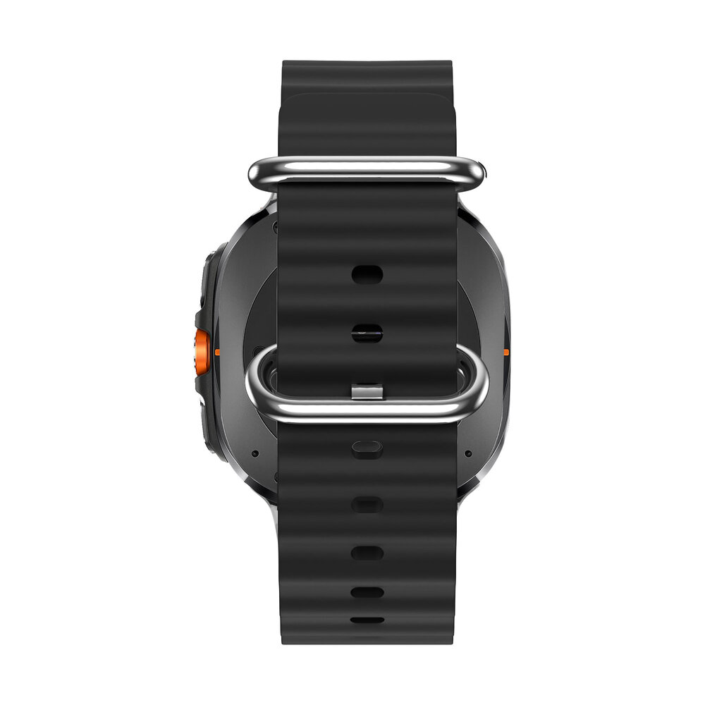 Bandz Bandz Samsung Galaxy Watch Ultra Ocean bandje 'Classic' (zwart)