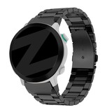 Strap-it® Bandz Garmin Fenix 8 - 47mm stalen band 'Classic' (zwart)