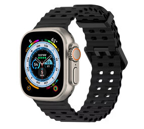 Strap-it® Apple Watch second wave bandje (zwart)