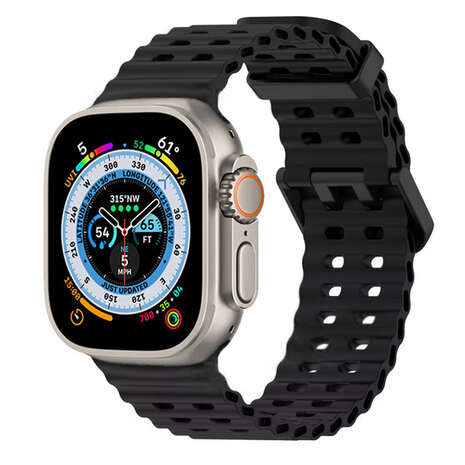 Strap-it® Strap-it Apple Watch second wave bandje (zwart)
