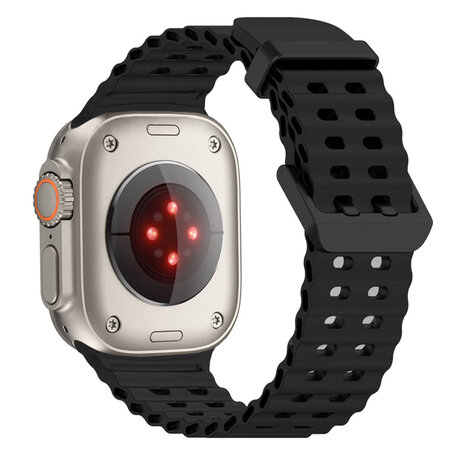 Strap-it® Strap-it Apple Watch second wave bandje (zwart)