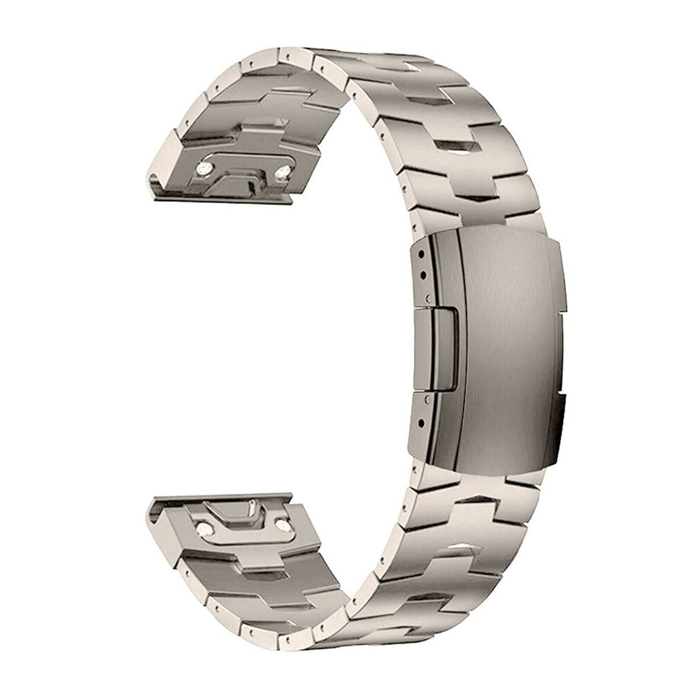 Strap-it® Strap-it Garmin Fenix E titanium bandje (titanium)