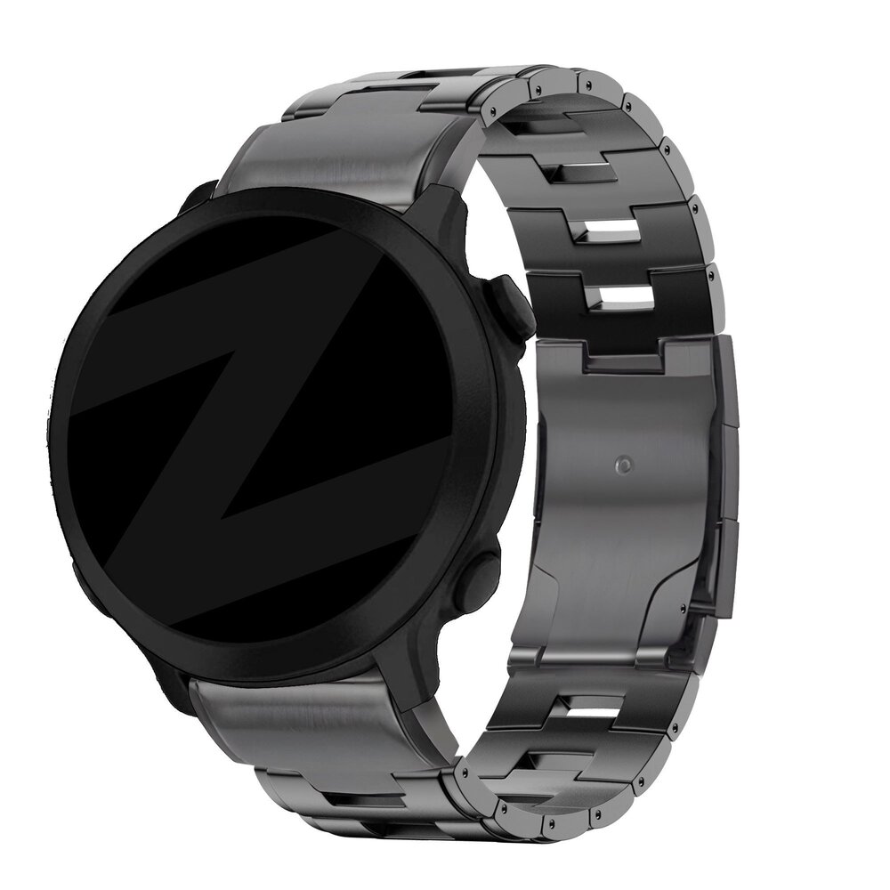 Strap-it® Bandz Garmin Fenix E titanium schakel band (grijs)