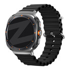 Bandz Bandz Samsung Galaxy Watch Ultra Ocean bandje 'Classic' (zwart)