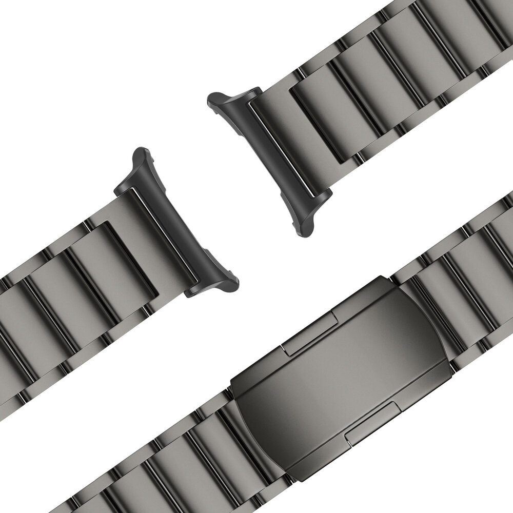 Bandz Bandz Samsung Galaxy Watch Ultra titanium band 'Classic' (grafiet) Bandz Bandz Samsung Galaxy Watch Ultra titanium band 'Classic' (grafiet)