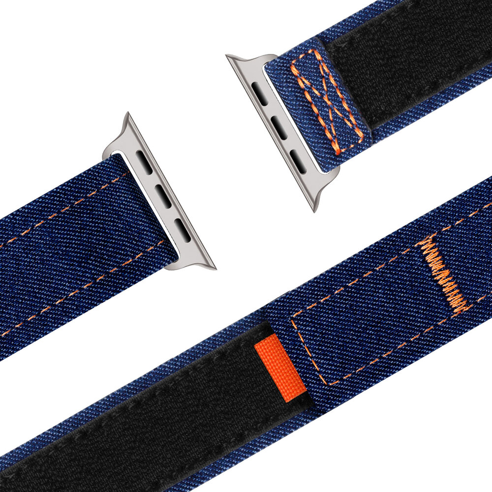 Bandz Bandz Apple Watch Denim band (blauw)