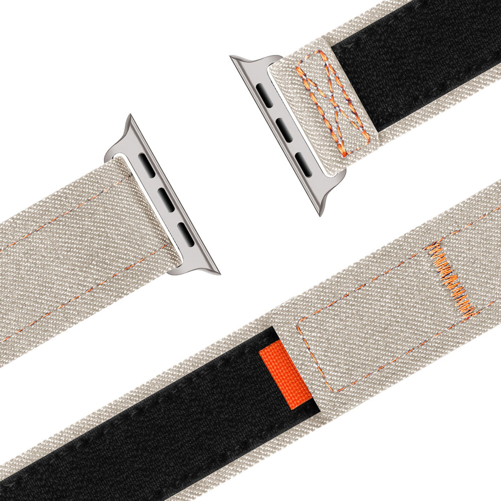 Bandz Bandz Apple Watch Denim band (beige) Bandz Bandz Apple Watch Denim band (beige)