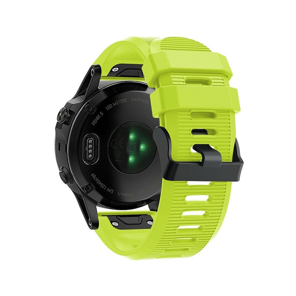 Strap-it® Strap-it Garmin Enduro 1 / 2 / 3 siliconen bandje (lichtgroen)