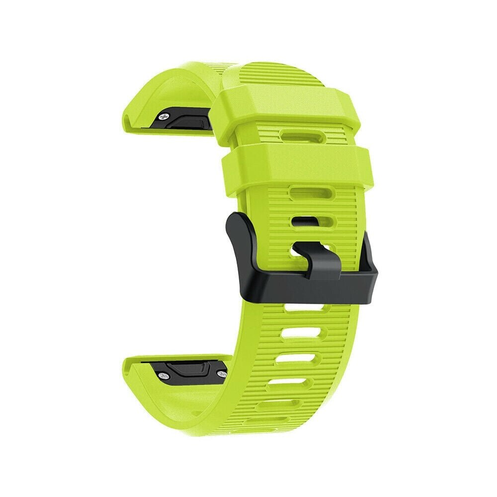 Strap-it® Strap-it Garmin Enduro 1 / 2 / 3 siliconen bandje (lichtgroen)