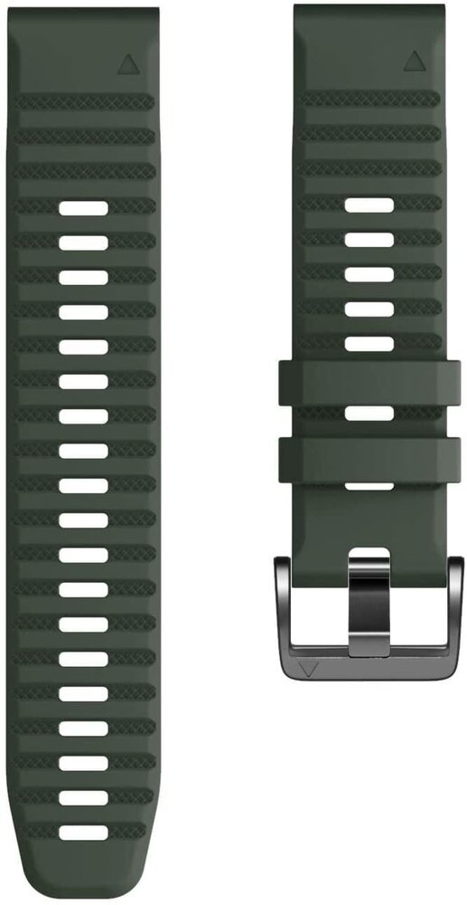 Strap-it® Strap-it Garmin Enduro 1 / 2 / 3 siliconen bandje (donkergroen)