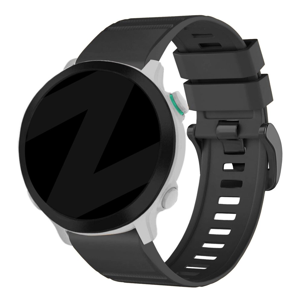 Bandz Bandz Garmin Enduro 1 / 2 / 3 siliconen band met gesp (zwart)