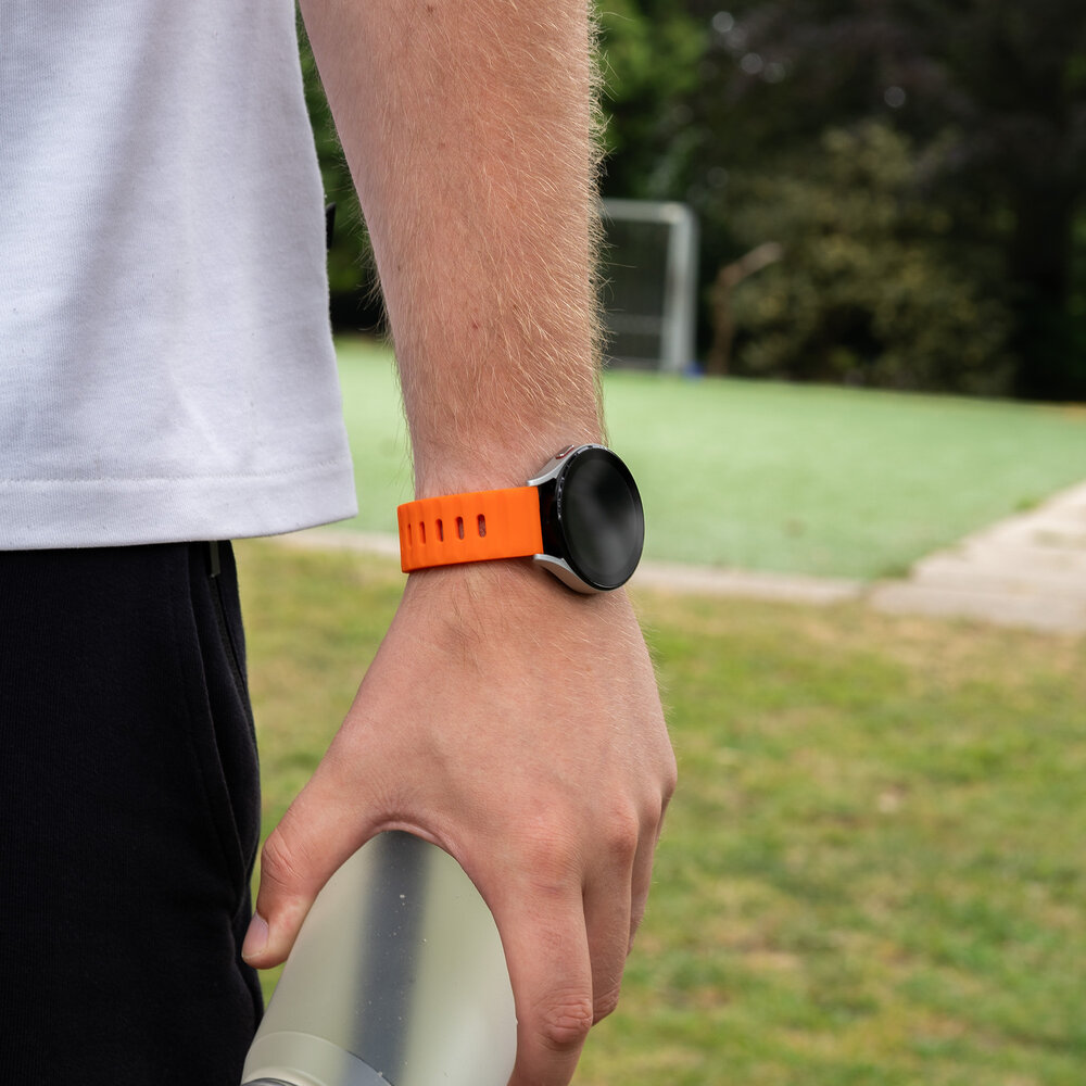 Strap-it® Strap-it Polar Ignite outdoor siliconen bandje (oranje)