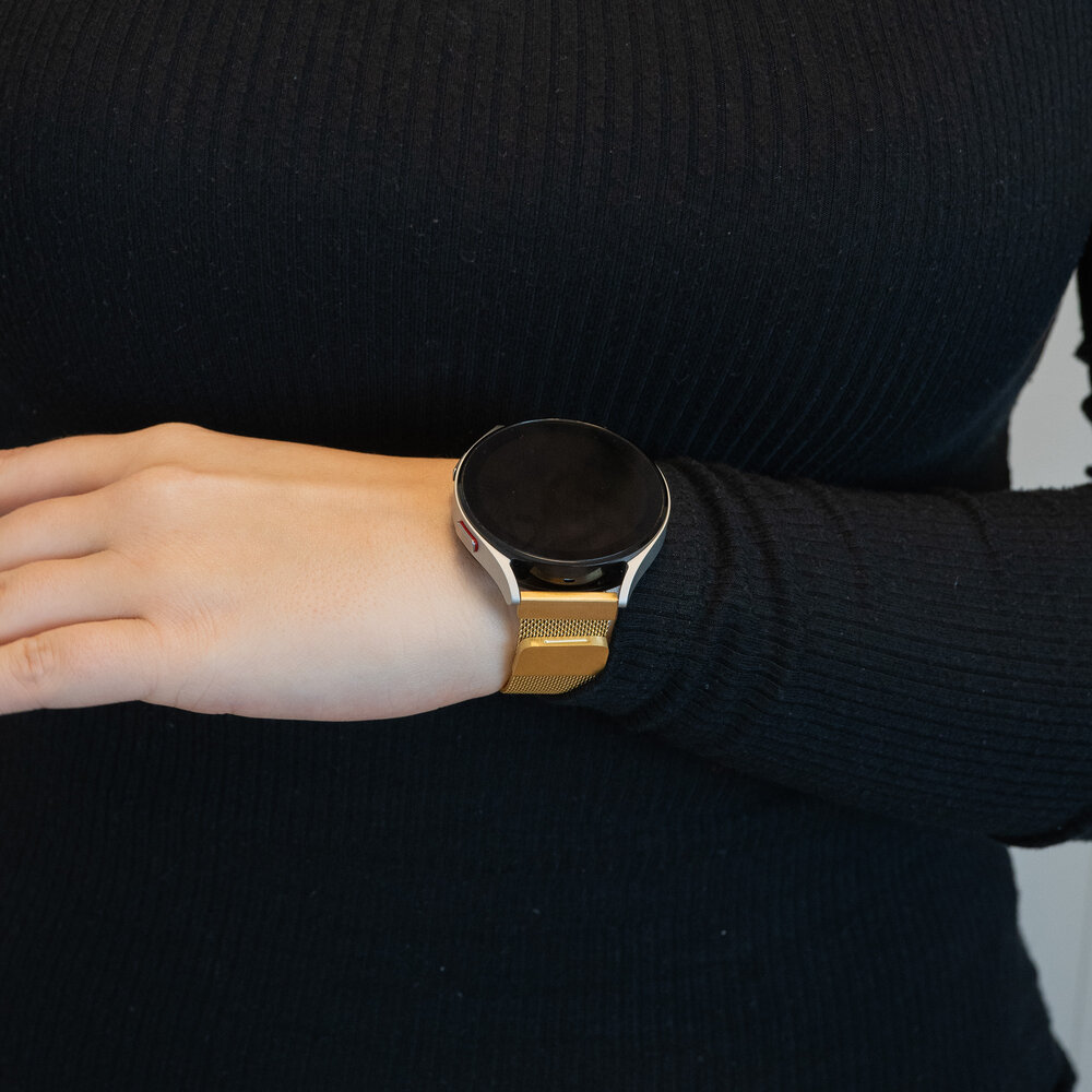 Bandz Bandz Withings ScanWatch Nova Milanese loop band (goud)