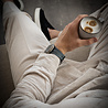 Bandz Bandz Apple Watch siliconen band 'Luxe Liquid' (grijs met zwart) Bandz Bandz Apple Watch siliconen band 'Luxe Liquid' (grijs met zwart)