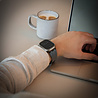 Bandz Bandz Apple Watch siliconen band 'Luxe Liquid' (grijs met zwart) Bandz Bandz Apple Watch siliconen band 'Luxe Liquid' (grijs met zwart)