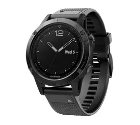 Strap-it® Garmin Epix Gen 2 siliconen bandje (zwart)