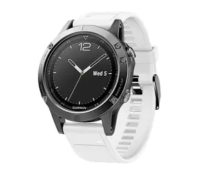 Strap-it® Garmin Epix Gen 2 siliconen bandje (wit)