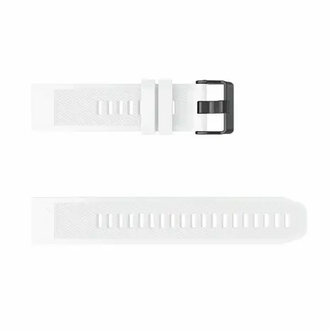 Strap-it® Strap-it Garmin Epix Gen 2 siliconen bandje (wit)