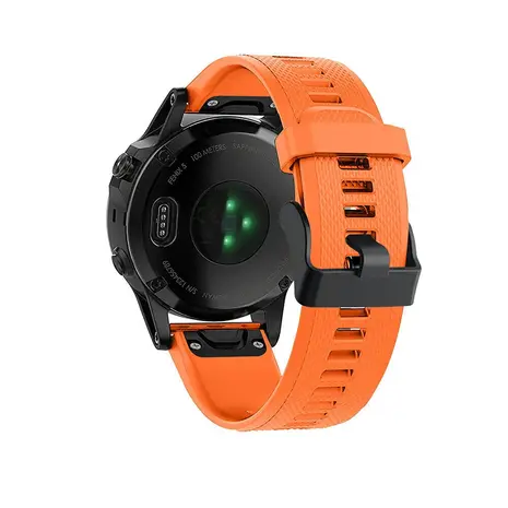 Strap-it® Strap-it Garmin Epix Gen 2 siliconen bandje (oranje)