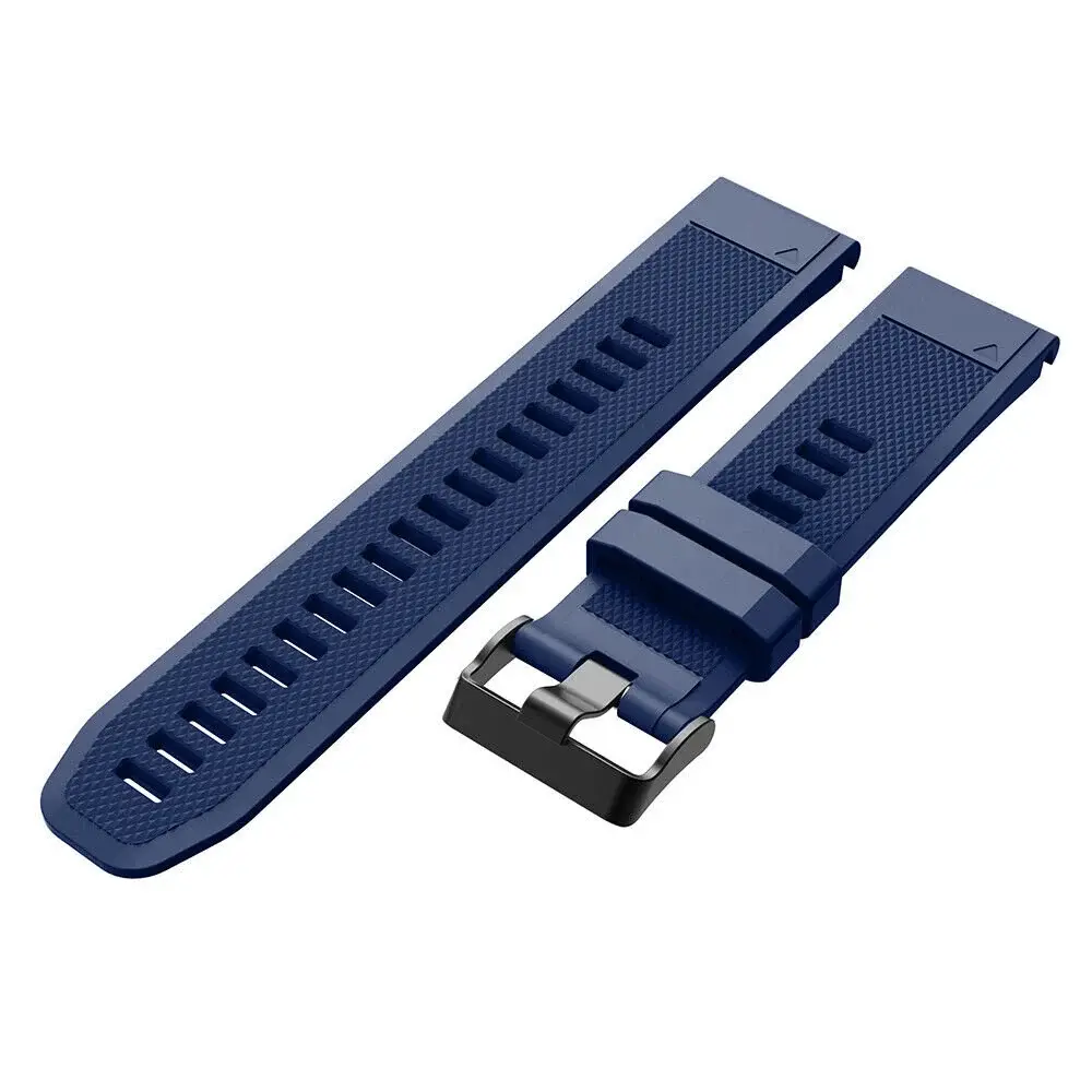 Strap-it® Strap-it Garmin Epix Gen 2 siliconen bandje (donkerblauw)