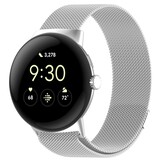 Strap-it® Google Pixel Watch 3 - 45mm Milanese band (zilver)