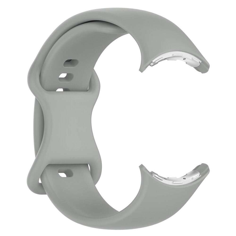 Strap-it® Strap-it Google Pixel Watch 1/2 Classic siliconen bandje (grijs)