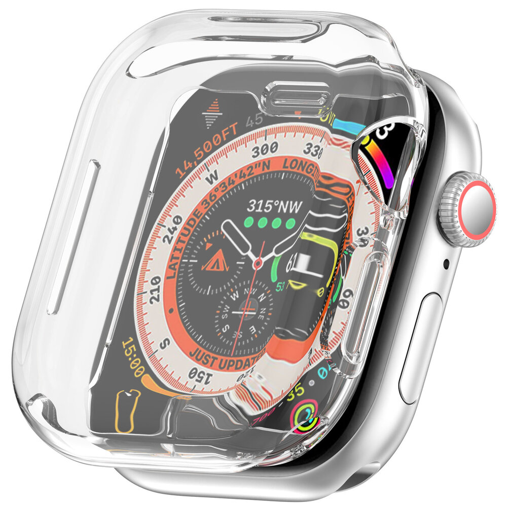 Apple Watch 10 TPU case transparant Smartwatchbanden
