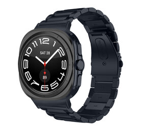 Strap-it® Samsung Galaxy Watch Ultra stalen band (titanium gray) Strap-it® Samsung Galaxy Watch Ultra stalen band (titanium gray)