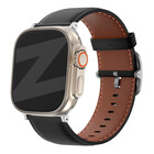 Bandz Bandz Apple Watch lederen band 'Classic' (zwart)