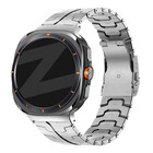 Bandz Bandz Samsung Galaxy Watch Ultra titanium band 'Iron' (zilver)