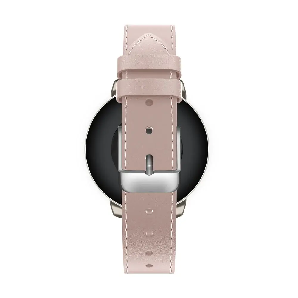 Bandz Bandz Leren horlogeband 14mm - universeel - roze