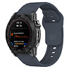 Strap-it® Strap-it Garmin Fenix 5 / 6 outdoor siliconen band (grijsblauw) Strap-it® Strap-it Garmin Fenix 5 / 6 outdoor siliconen band (grijsblauw)