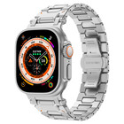 Strap-it® Strap-it Apple Watch 'Explorer' luxe stalen band (zilver)