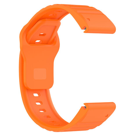Strap-it® Strap-it Garmin Fenix 7 outdoor siliconen band (oranje)