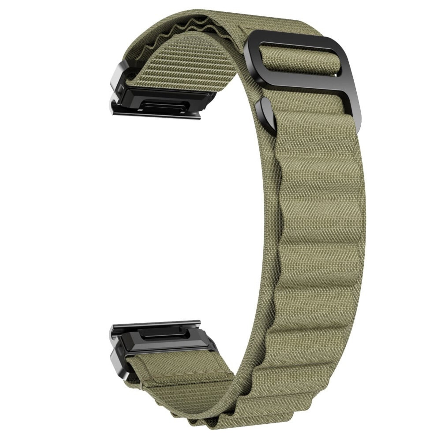 Strap it Strap it Garmin Forerunner 935 Alpine band olijfgroen