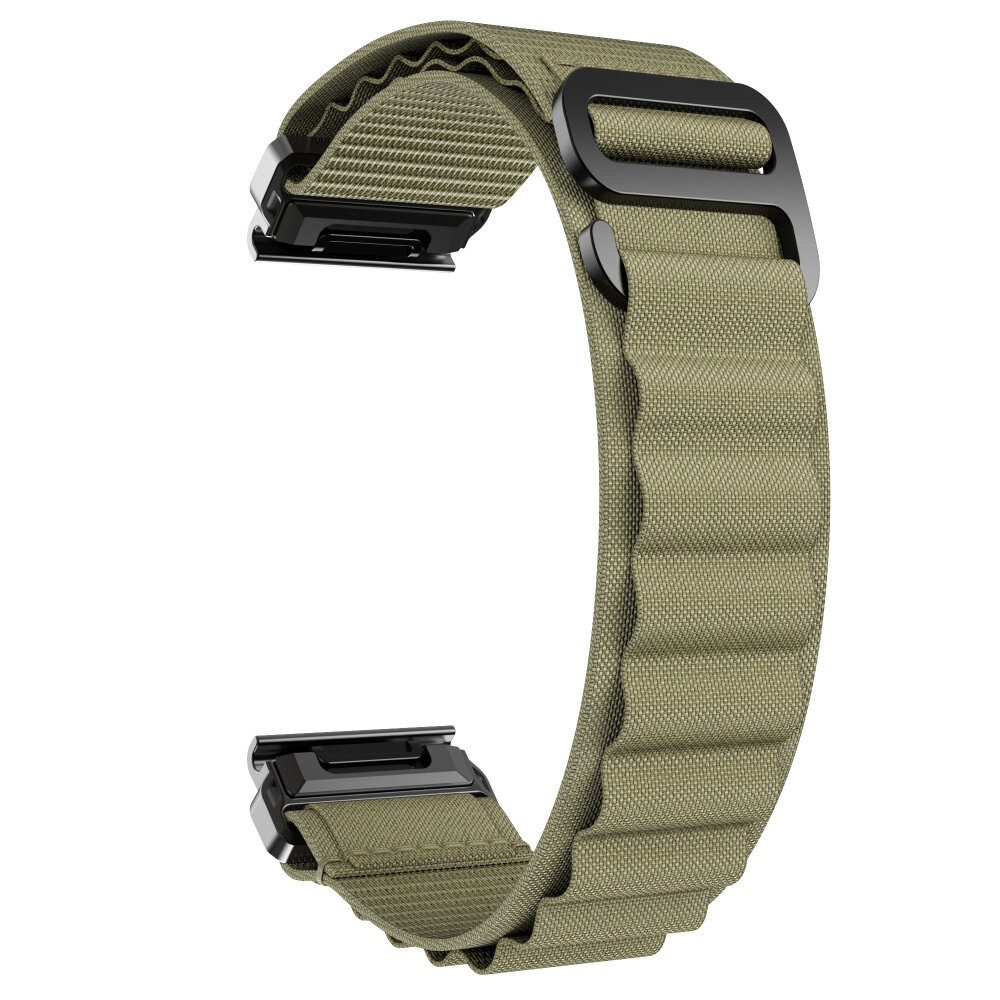 Strap-it® Strap-it Garmin Fenix 7x Alpine band (olijfgroen)