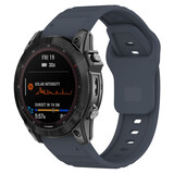 Strap-it® Garmin Fenix 7x outdoor siliconen band (grijsblauw)